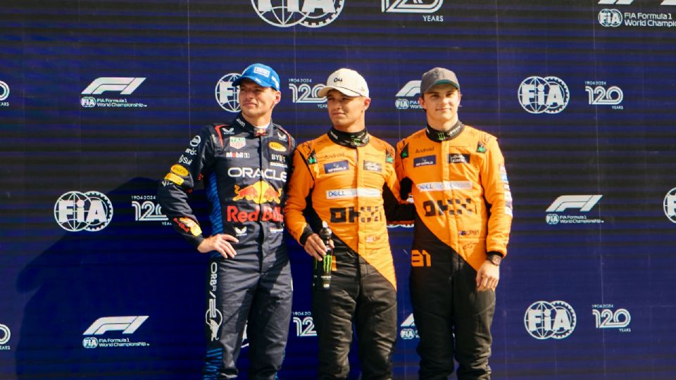 Lando Norris consiguió la 'pole position' del GP de Países Bajos; Max Verstappen largará segundo y Oscar Piastri, tercero.