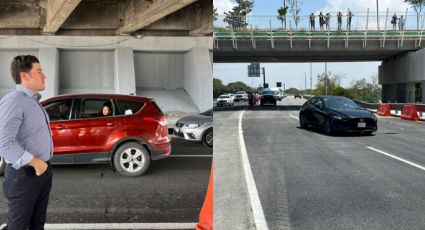 Reabren carriles exprés de la Av. Constitución