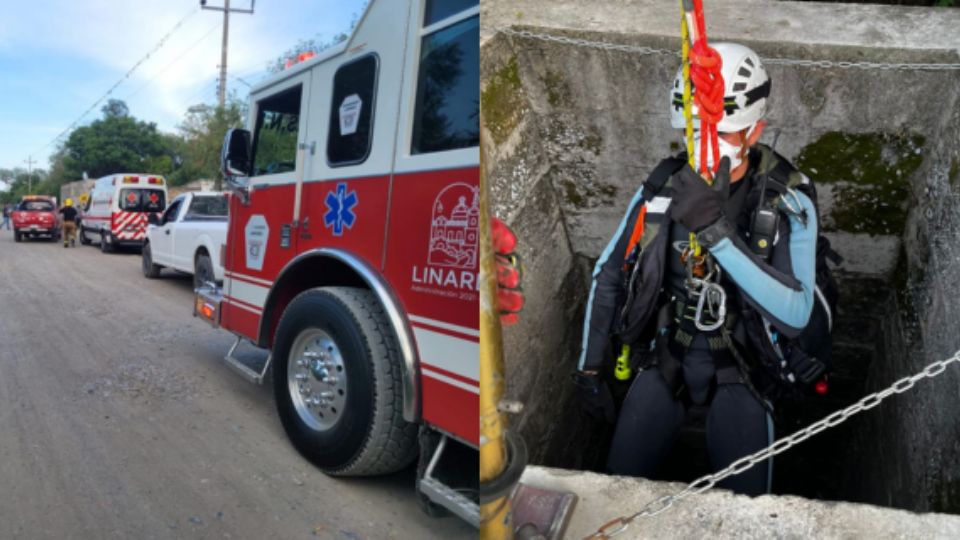 Rescate en Matacanes hecho por elementos de Protección Civil de Nuevo León.