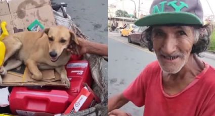 'No, porque me ama': Recolector de basura se rehúsa a vender a su perrita y conmueve