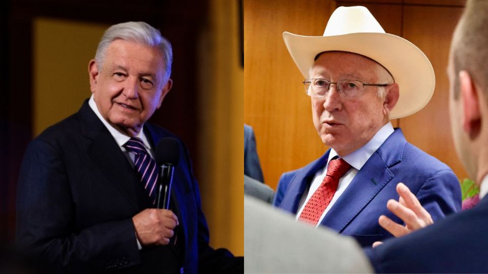 Andrés Manuel López Obrador y Ken Salazar