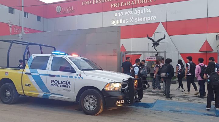 Presunta amenaza de tiroteo provoca operativo en Prepa 9 de UANL