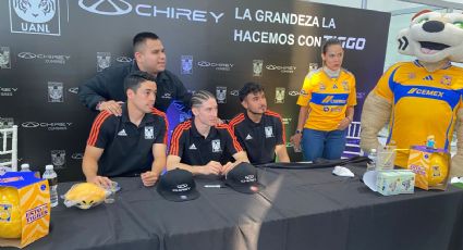 Jugadores de Tigres conviven con aficionados en Cumbres