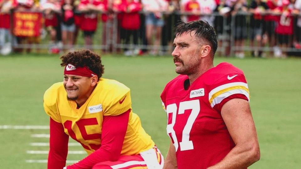 Patrick Mahomes y Travis Kelce son las caras de los Kansas City Chiefs