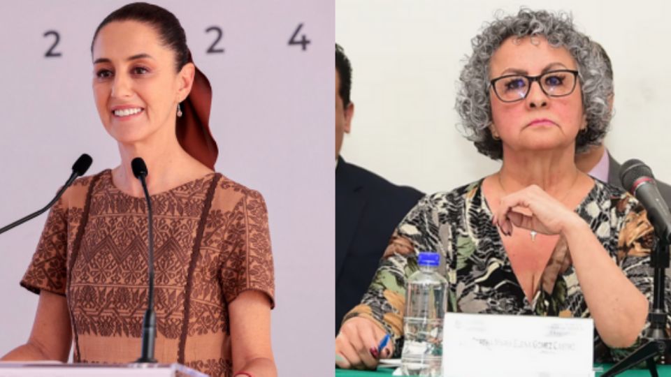 Claudia Sheinbaum, presidenta electa de México y Bertha Gómez, nueva subsecretaria de Egresos de Hacienda.