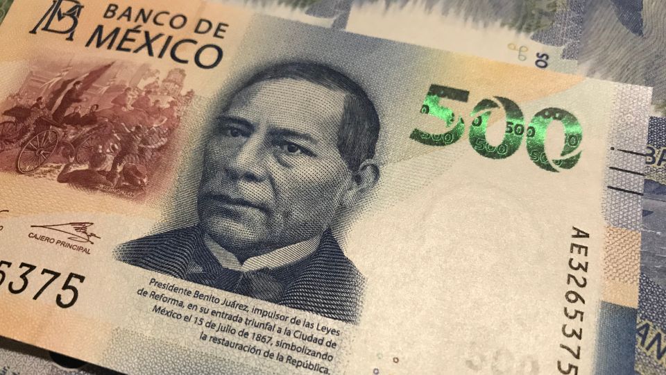 Billete de 500 pesos mexicanos