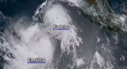 Prevén posible fusión de tormentas Emilia y Fabio para generar ciclón en el Pacífico Mexicano