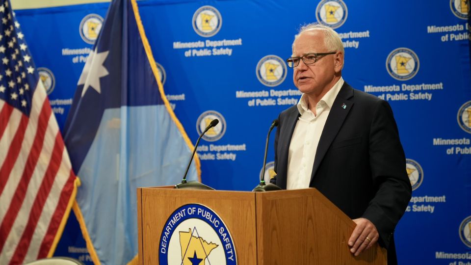 Tim Walz, gobernador de Minnesota | Facebook / Governor Tim Walz 
