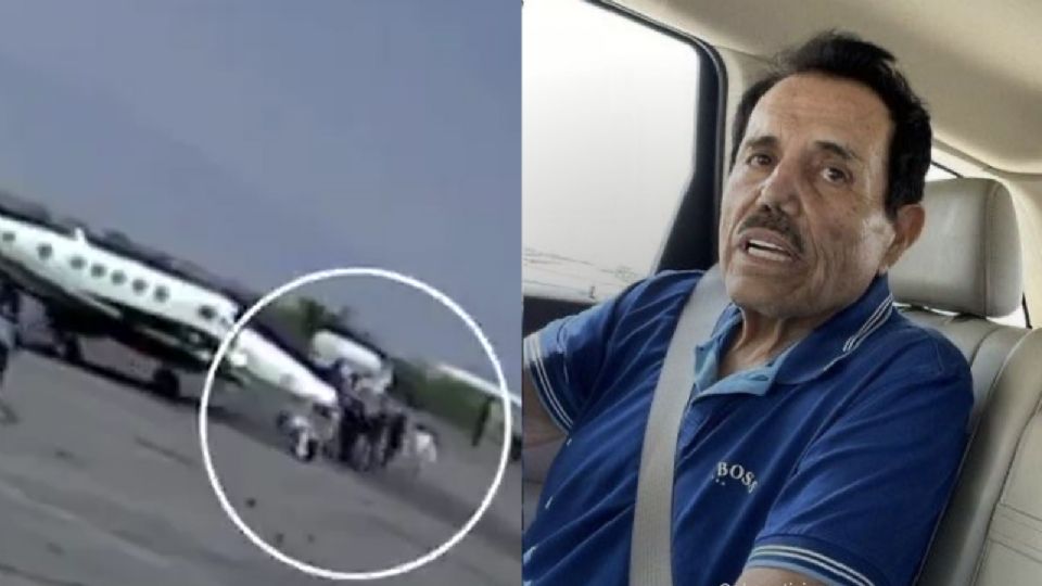 Ismael 'El Mayo' Zambada fue trasladado abordo de un avión hacia Estados Unidos.