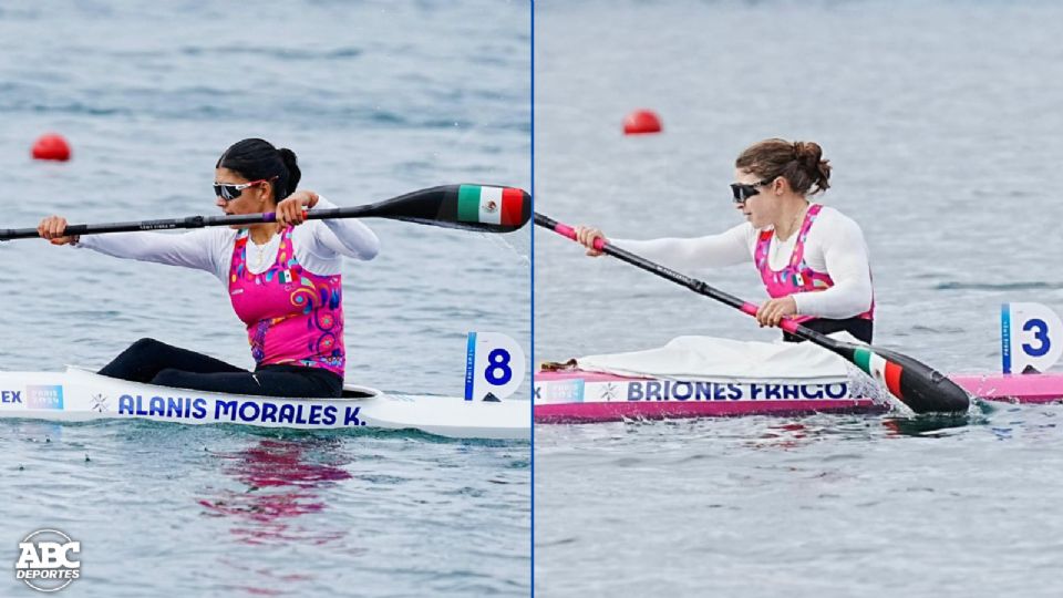 Las kayakistas mexicanas Karina Alanís y Beatriz Briones lograron su pase a las semifinales del K1 500 metros femenino