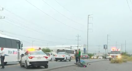 Motociclista muere tras ser atropellado en Zuazua, NL