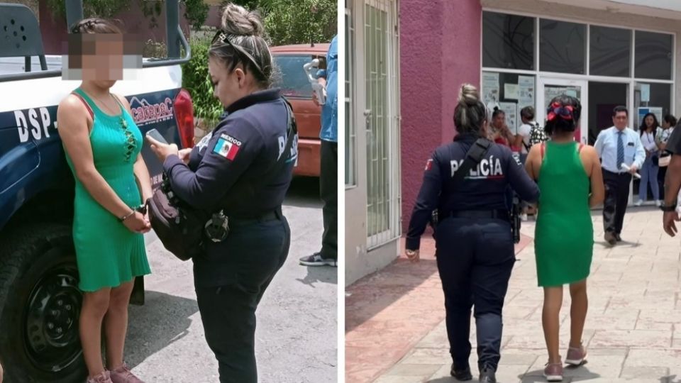 Autoridades en Edomex detienen a mujer que golpeó a su hijo menor de edad