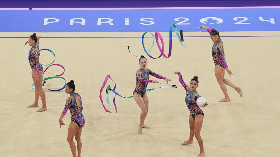 Debutó el equipo mexicano de Gimnasia Rítmica en Juegos Olímpicos.