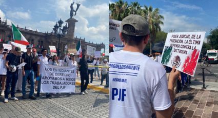 Protestan frente a la reforma al Poder Judicial y piden a diputados el voto en contra