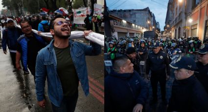 Opositores a la Reforma Judicial continúan protesta en sede alterna del Senado