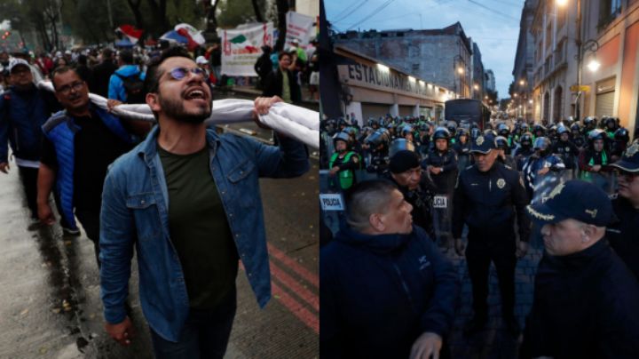 Opositores a la Reforma Judicial continúan protesta en sede alterna del Senado