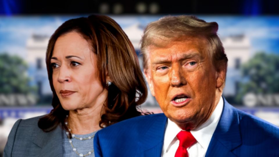 Primer debate entre Trump y Harris.