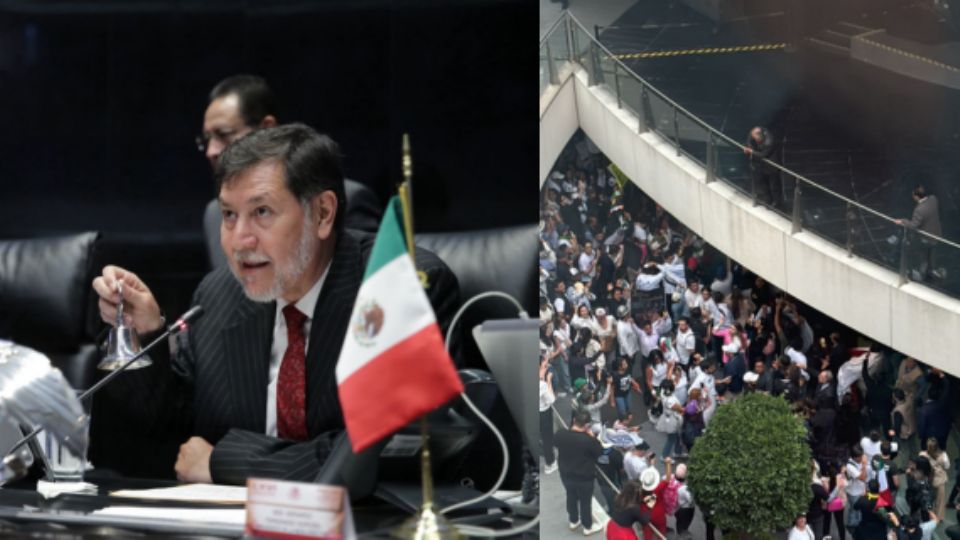 La tarde de este martes, trabajadores del Poder Judicial de la Federación irrumpieron en Pleno del Senado de México.