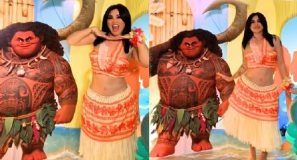 Gomita festeja con temática de Maui su cumpleaños y la critican por vestirse de Moana