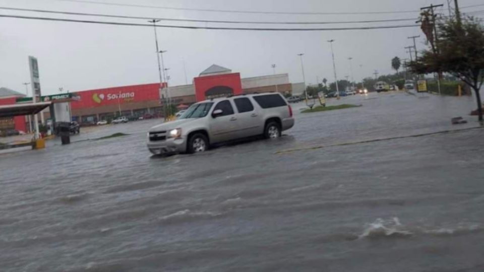 Inundación en Matamoros, Tamaulipas.