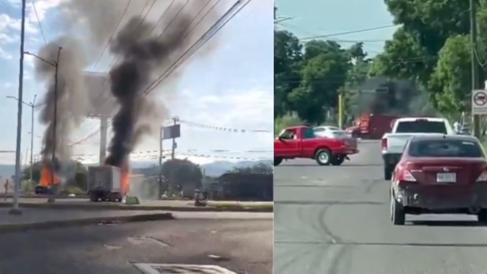 Zonas de Culiacán con bloqueos.