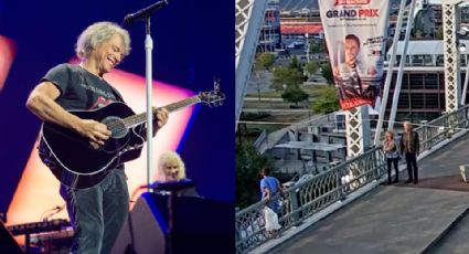 Video: Bon Jovi salva a mujer que pretendía saltar de puente en Nashville