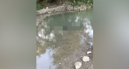 Hallan a hombre muerto en el río Valle del Roble en Cadereyta