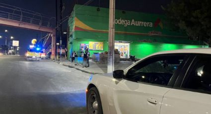 Hombre es baleado con postas al salir de supermercado en Monterrey