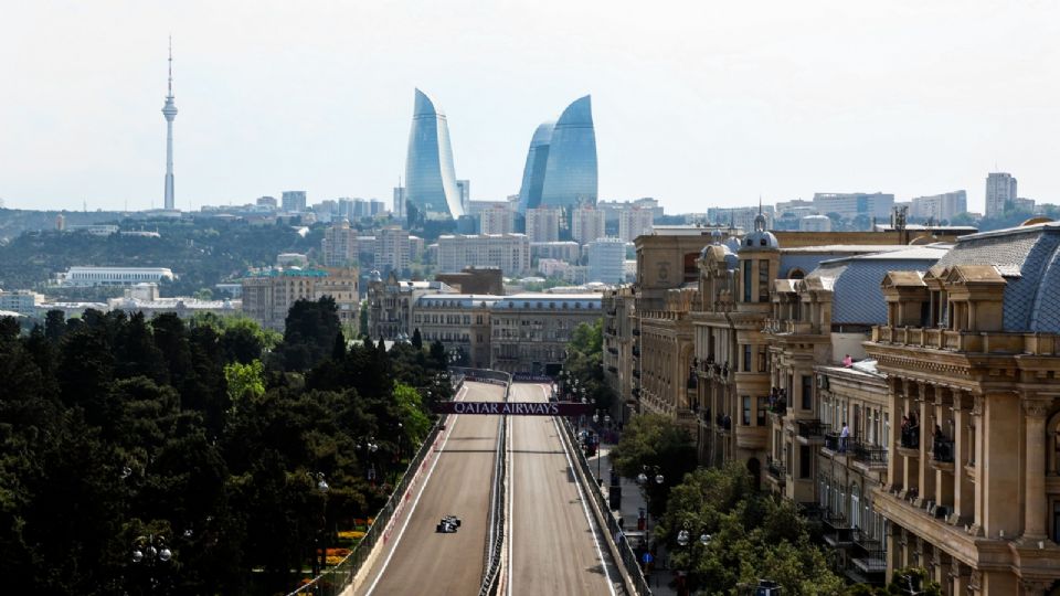 El circuito callejero de Bakú, Azerbaiyán se prepara para recibir el GP