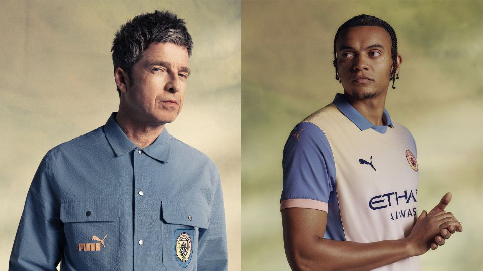 Manchester City presenta equipación inspirada en 'Definitely Maybe' de Oasis