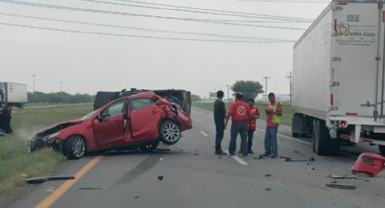 Hombre pierde el brazo tras aparatoso accidente vial en Escobedo