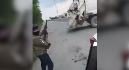 Revelan video de enfrentamiento en Carretera Nacional, Nuevo León