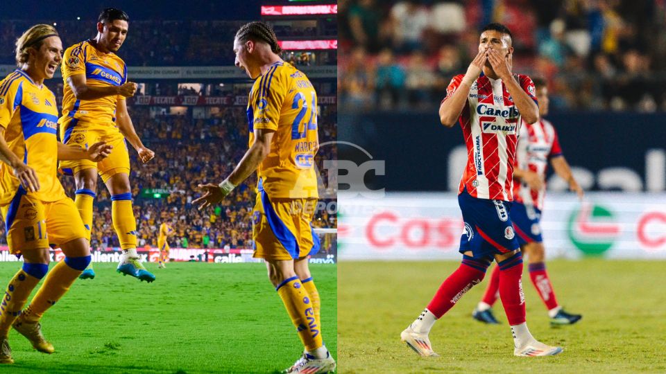 Tigres y Atlético de San Luis se enfrentan en el Estadio Universitario.