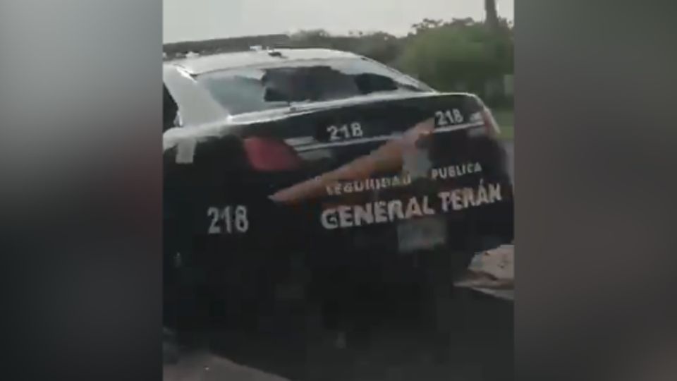 Balacera suscitada en Carretera Nacional