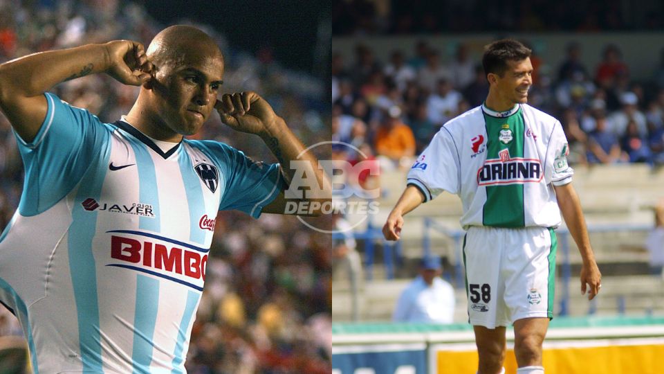 Grandes jugadores  de Santos y Rayados