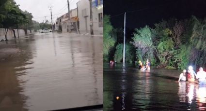 ‘Ileana’ toca tierra en Sinaloa y provoca inundaciones