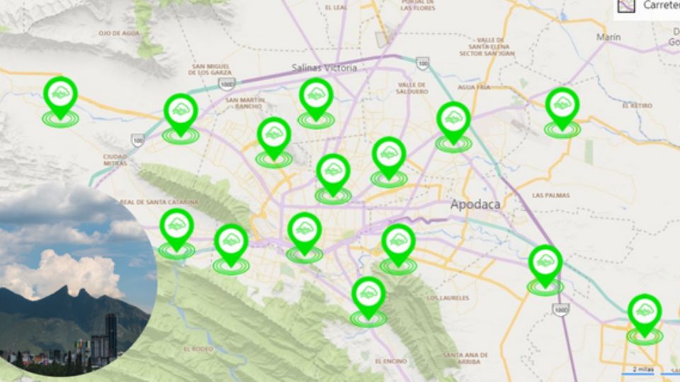 Se registra buena calidad del aire en Monterrey