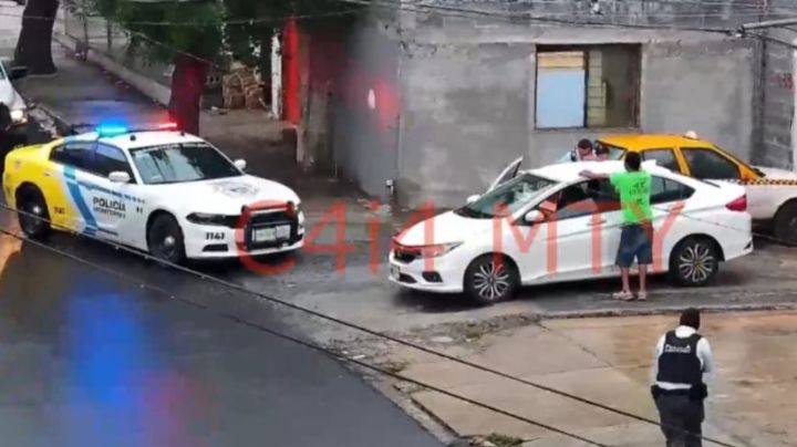 Jóvenes roban auto, se pasean por una hora y son detenidos en Monterrey