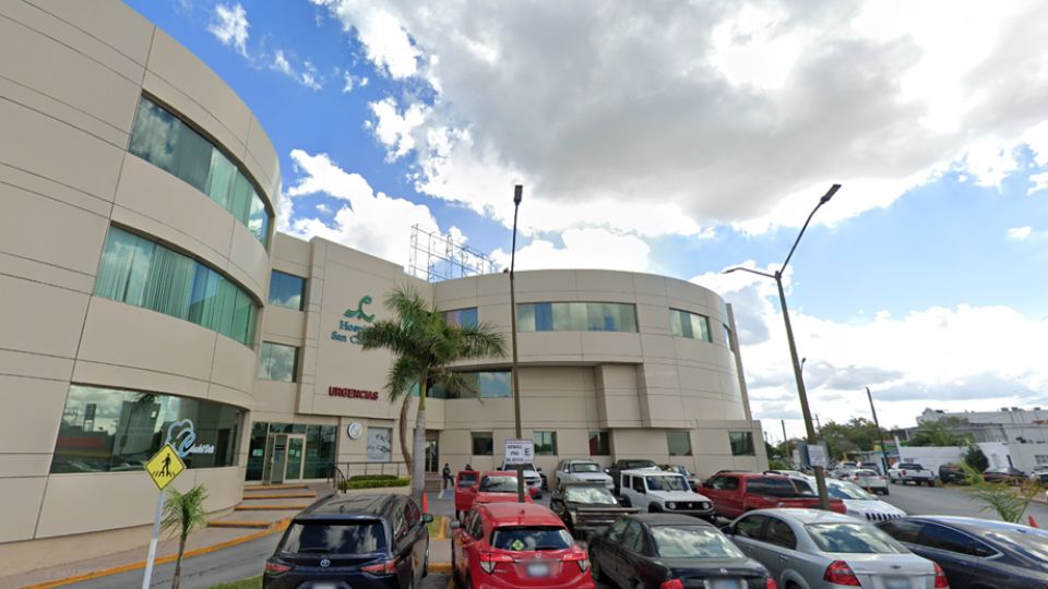 Hospital privado en donde fue internado el pequeño