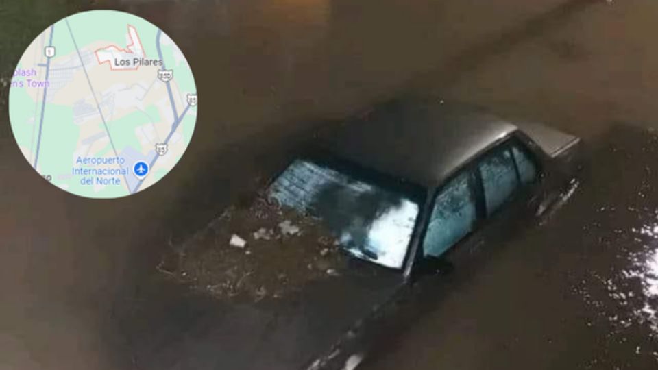 Inundaciones en Salinas Victoria, NL.