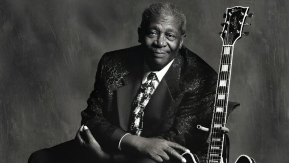 B. B. King, músico de blues.