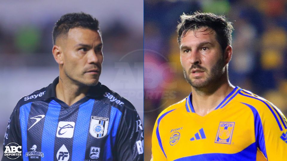 Pablo Barrera es uno de los líderes del Querétaro; Gignac es el goleador histórico de Tigres