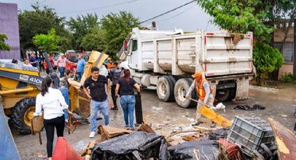 Estado analiza apoyar en reconstrucción de casas afectadas por lluvia en Salinas Victoria