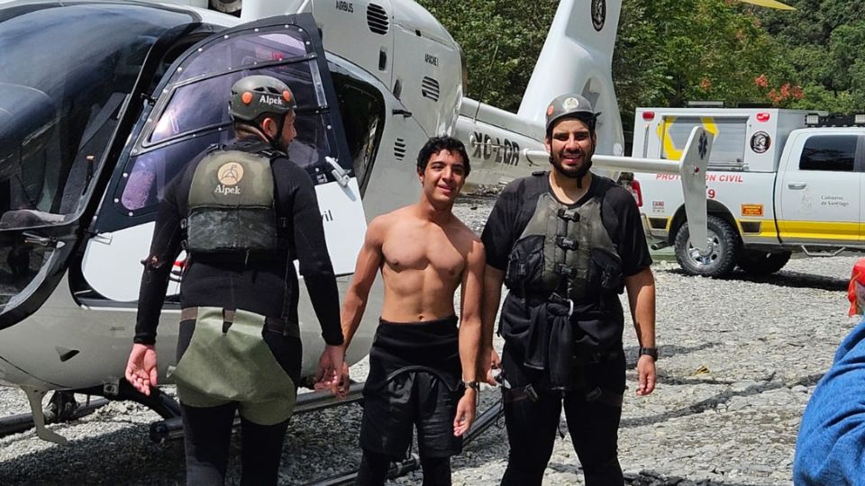 Jóvenes rescatados tras quedar atrapados en Cañón de Matacanes | Facebook / David de la Peña