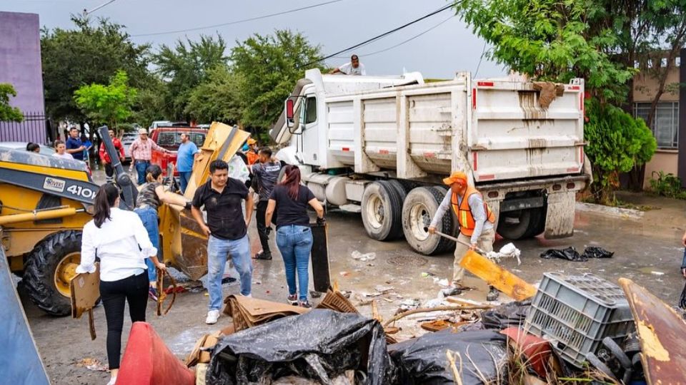 Destrozos en Salinas Victoria por inundaciones | Facebook / Gobierno Municipal de Salinas Victoria