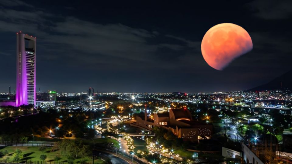 ¿Podremos ver hoy el eclipse lunar en Nuevo León?