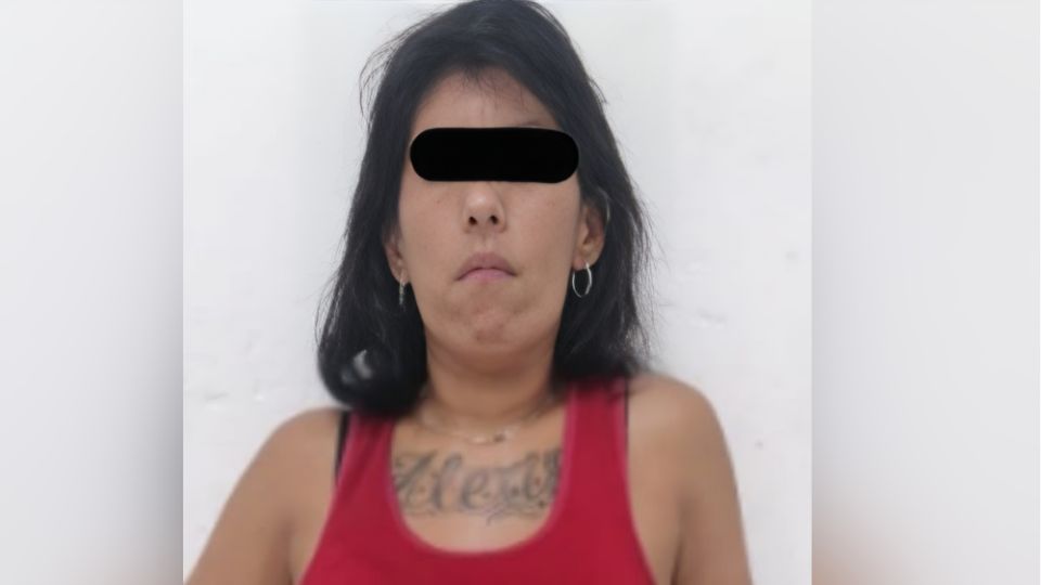 Mujer detenida en Escobedo