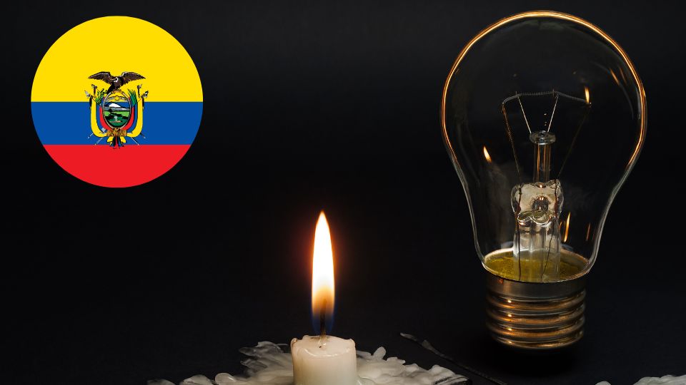 Ecuador se quedará sin luz este miércoles