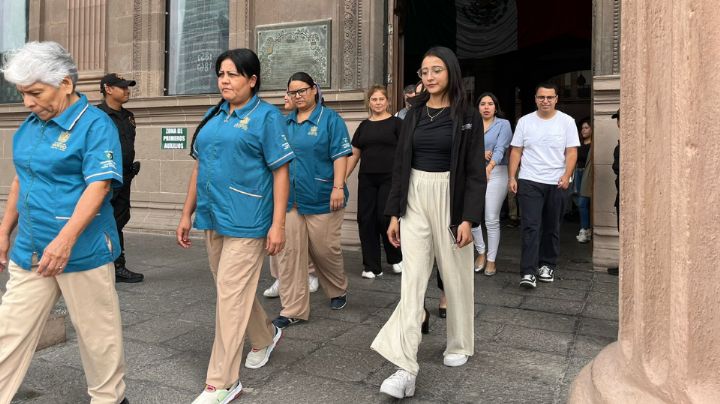 Desalojan Palacio de Gobierno por Simulacro Nacional