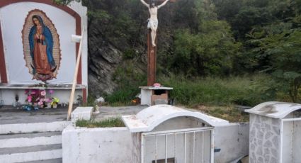 Destruyen Cristo de la avenida Morones Prieto; vecinos piden ayuda para repararlo